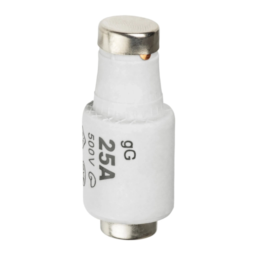 DIAZED Sicherungen 25A Dll E27 gelb - Ansicht stehend