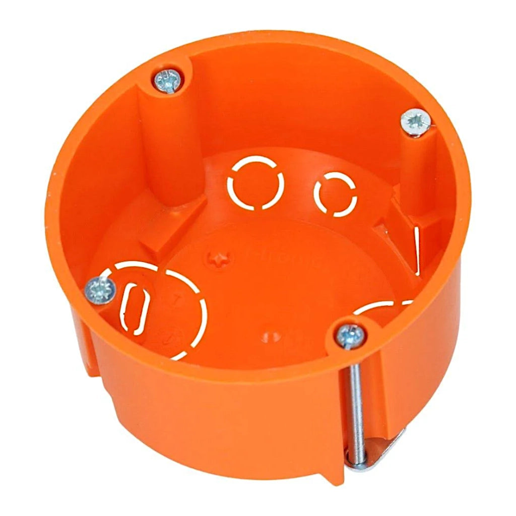 f-tronic Hohlwanddose E115 47mm tief / Ø 68mm 7350094 Seitenansicht schräg von oben