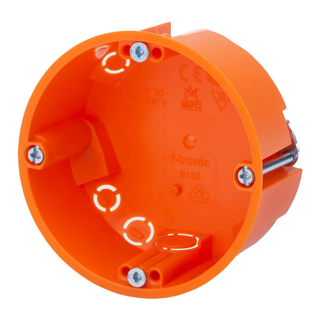 f-tronic Hohlwanddose E135 35mm tief / Ø 68mm (7350099) Ansicht vorn vorn