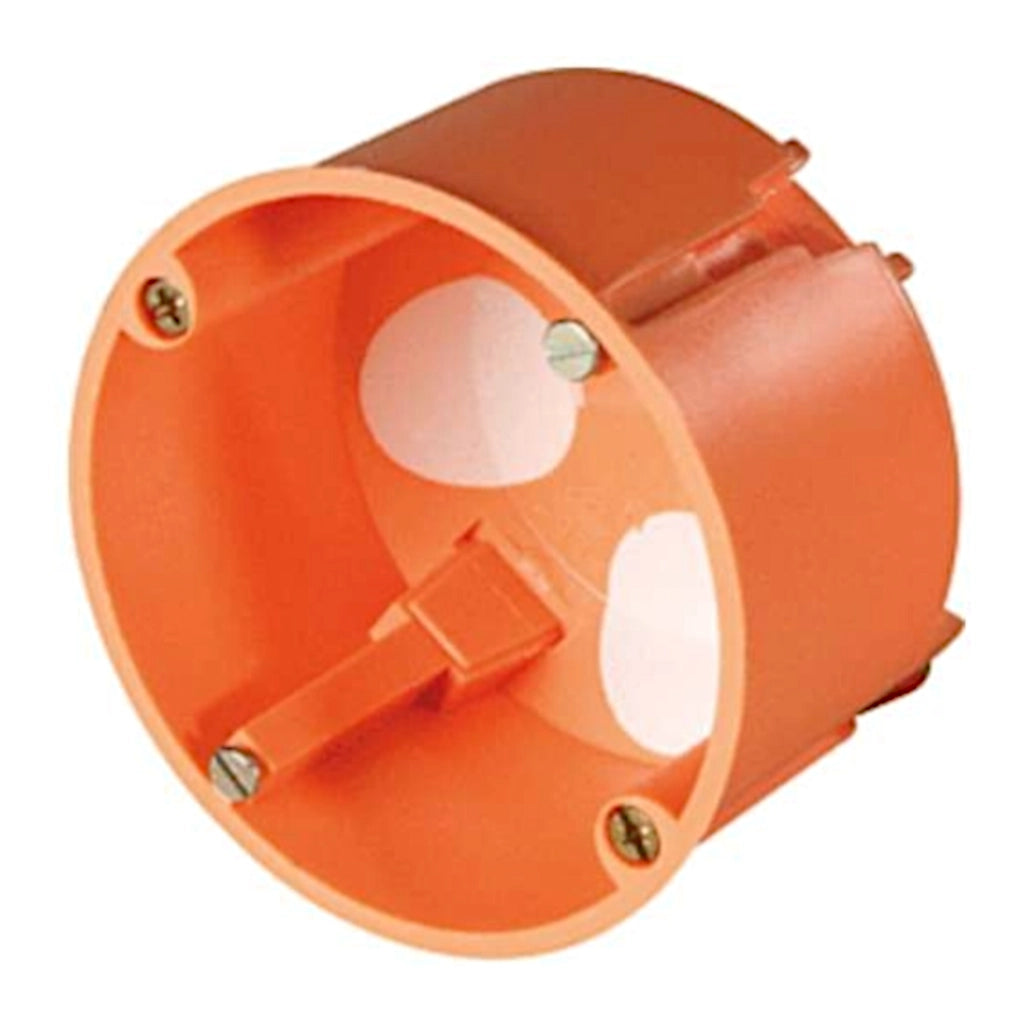 f-tronic Hohlwanddose E2000 winddicht 47mm tief / Ø 68mm (7360044) Ansicht von schräg vorn