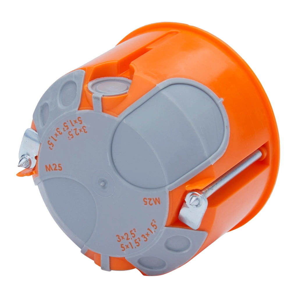 f-tronic Hohlwand Gerätedose E2700 winddicht 47mm tief / Ø 68mm (7360028) Rückansicht