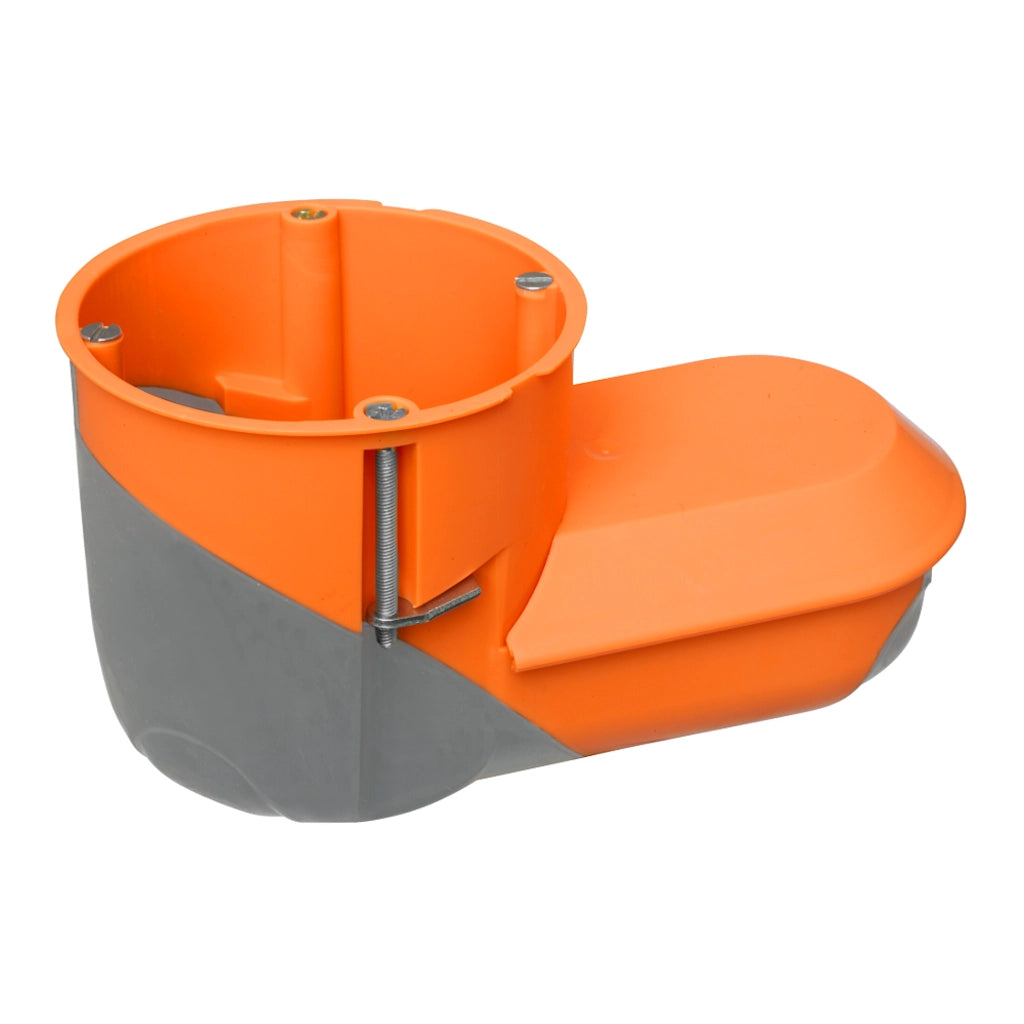 f-tronic Hohlwand Elektronikdose E5000 winddicht (7350066) Ansicht schräg