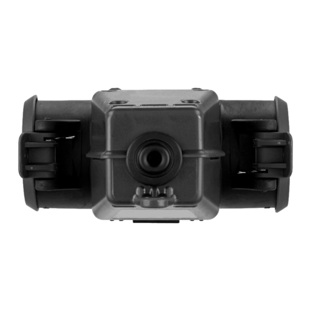 Hängekupplung Gummi 3-fach IP44 schwarz Ansicht von unten