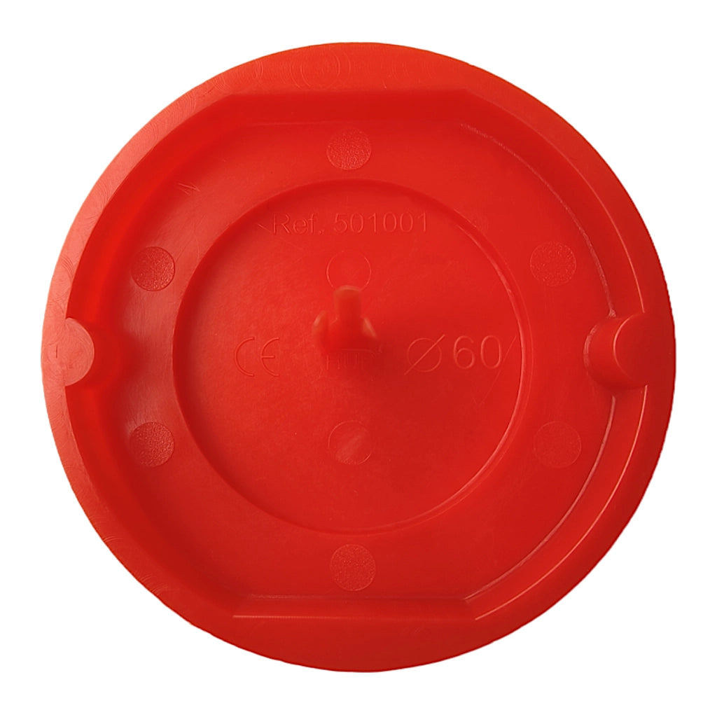 HUP Signaldeckel 60mm rot (501001) Ansicht von oben