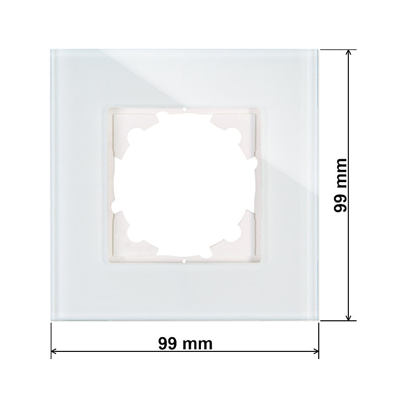 Kopp Athenis Glasrahmen 1-fach mint Abmessungen