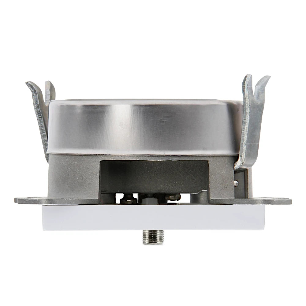 Kopp Athenis grau matt Antennendose SAT/TV/RF Ansicht von oben