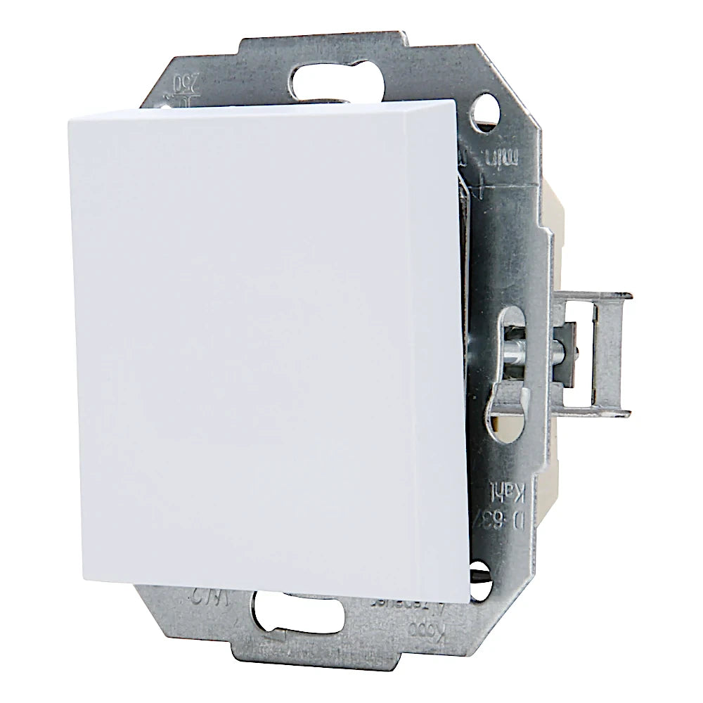 Kopp Athenis grau matt Aus-Wechselschalter Ansicht schräg