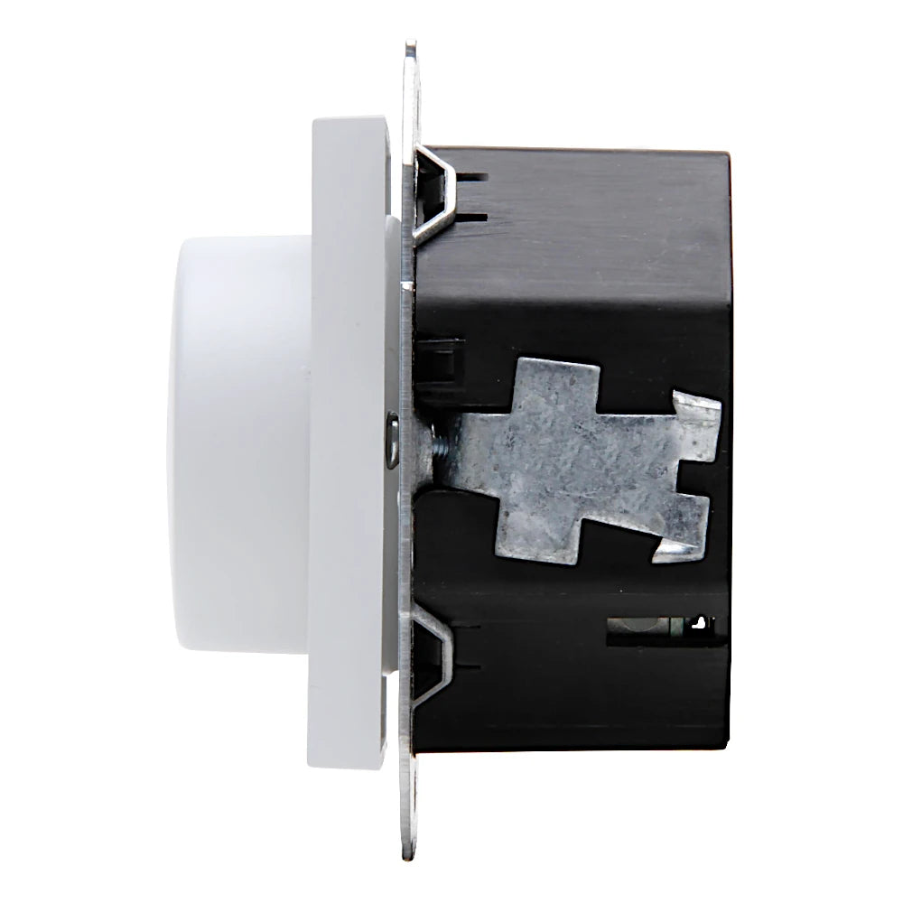 Kopp Athenis grau matt Dimmer Universal LED 3-100 Watt Seitenansicht