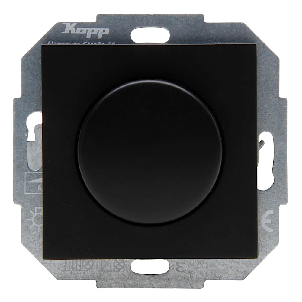 Kopp Athenis schwarz matt Dimmer Universal LED 3-100 Watt (845850082)