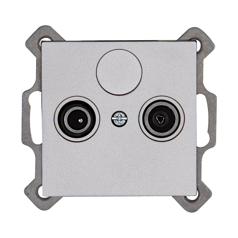 Kopp Athenis stahl Antennendose TV/RF (941247083)