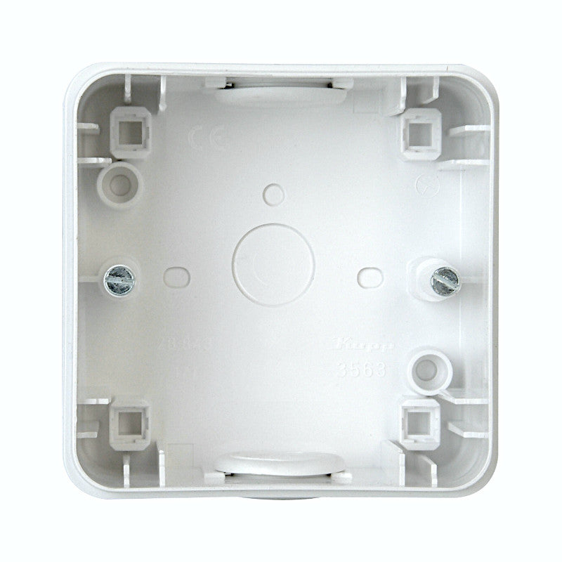 Kopp Aufputzgehäuse Feuchtraum arktisweiß (356352013) Seitenansicht