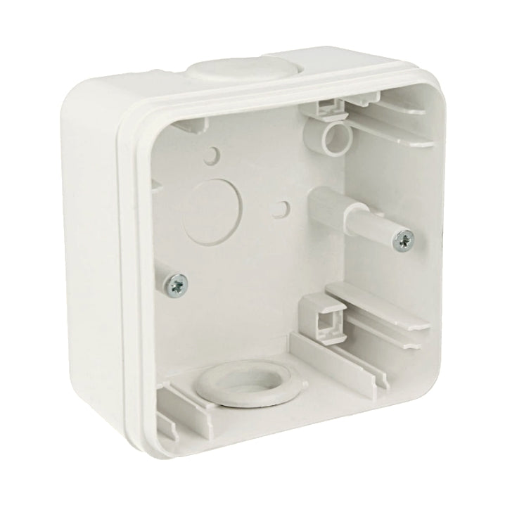 Kopp Aufputzgehäuse Feuchtraum arktisweiß (356352013) Frontansicht