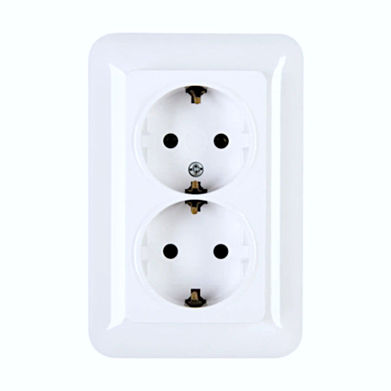 Kopp Cadiz arktisweiß Steckdose 2-fach (946913156)