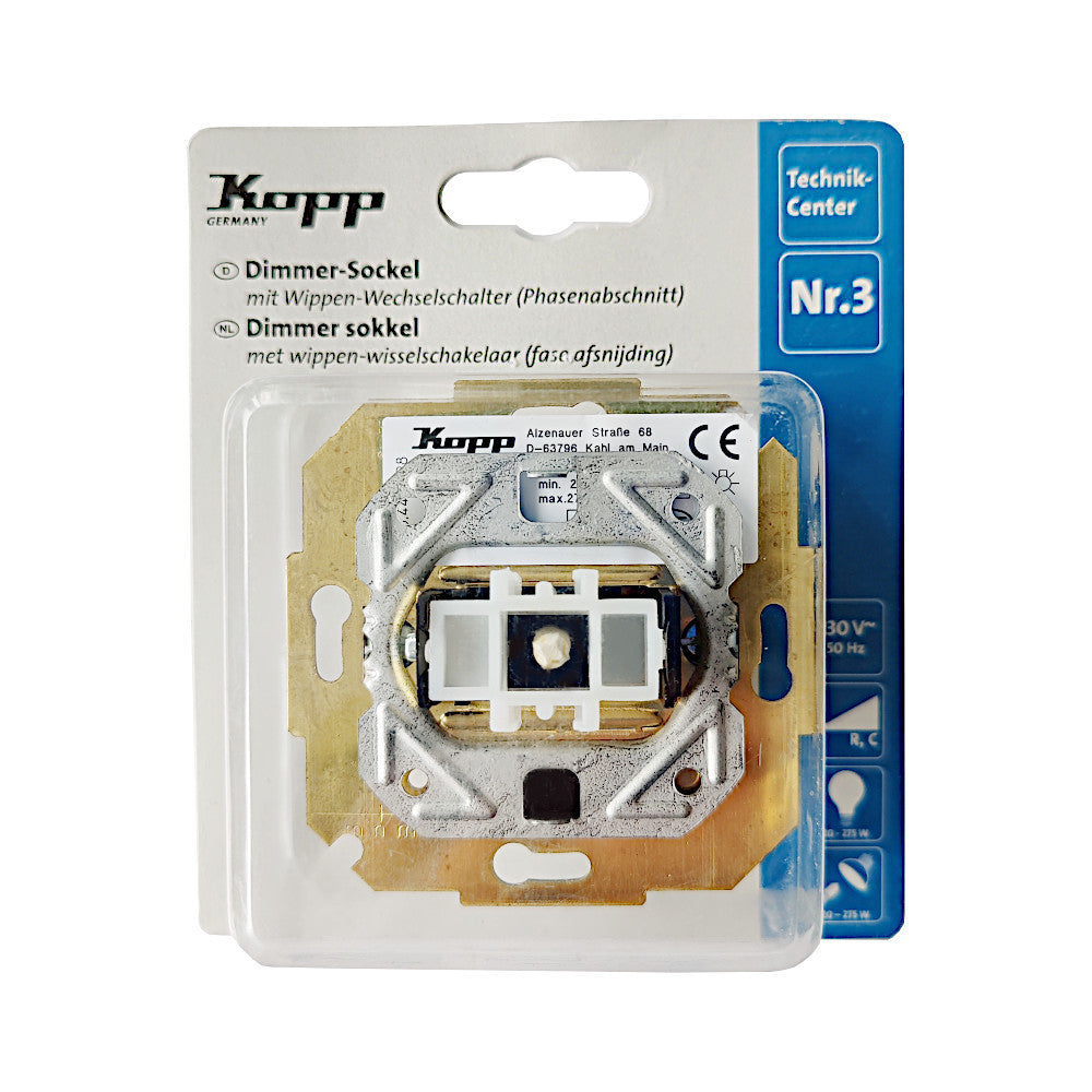 Kopp Dimmer Sockel 8078 Ansicht Verpackung