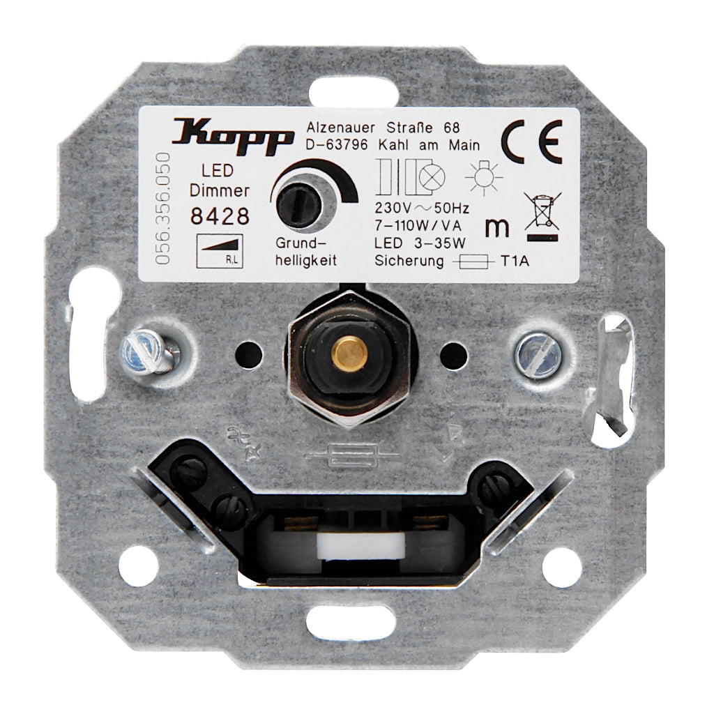 Kopp Malta Dimmer Sockel 8428 Vorderansicht