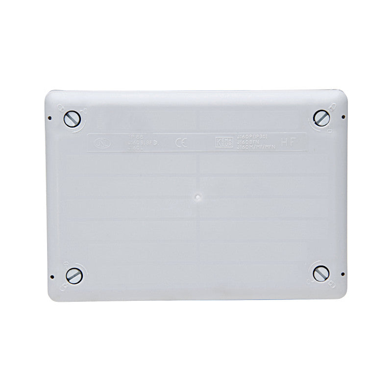 Kopp Abzweigkasten 102x152x65mm grau Ansicht von oben