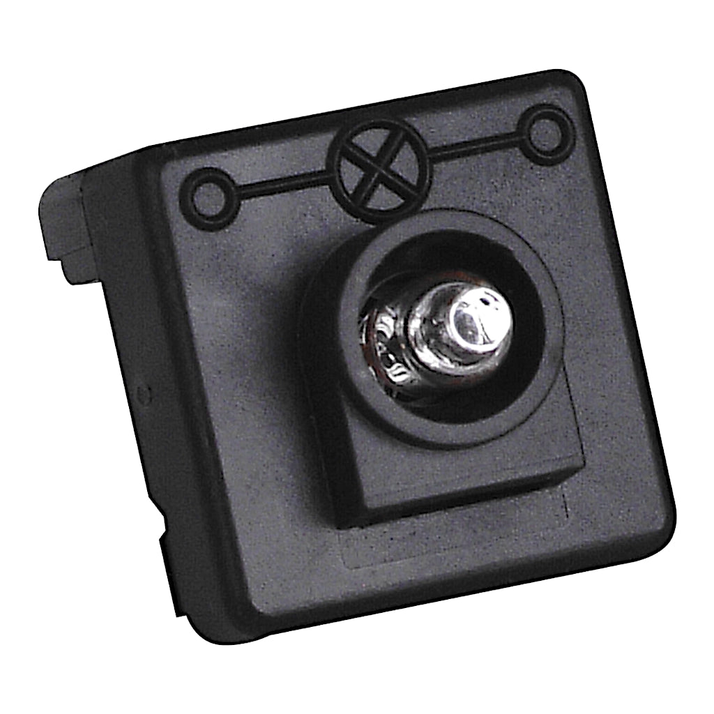 Kopp Glimmlampe zur Beleuchtung von Schaltersockeln (schwarz) Ansicht schräg