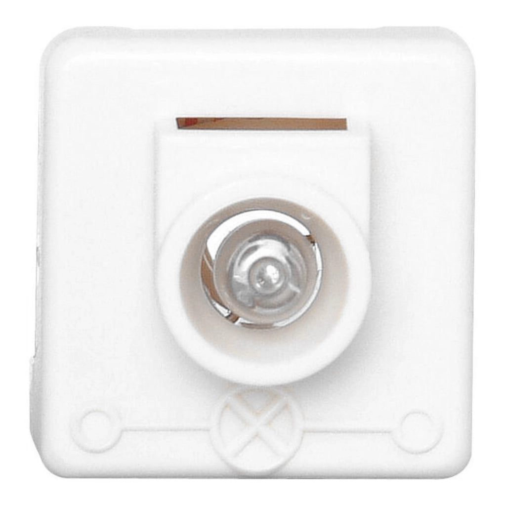 Kopp Glimmlampe zur Beleuchtung von Schaltersockeln (weiß) Vorderansicht