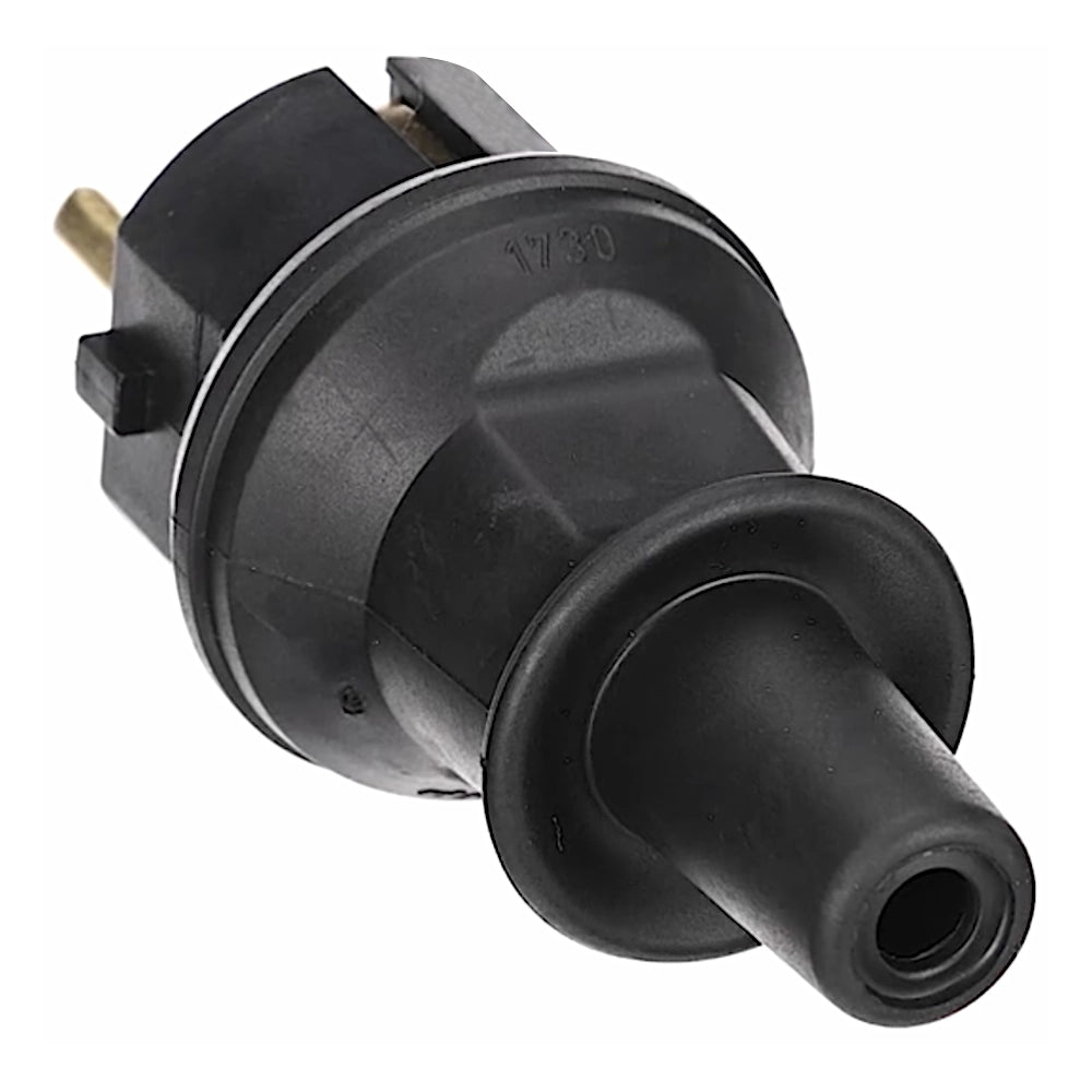 Kopp Gummistecker schwarz IP44 (173016008) Ansicht schräg von hinten