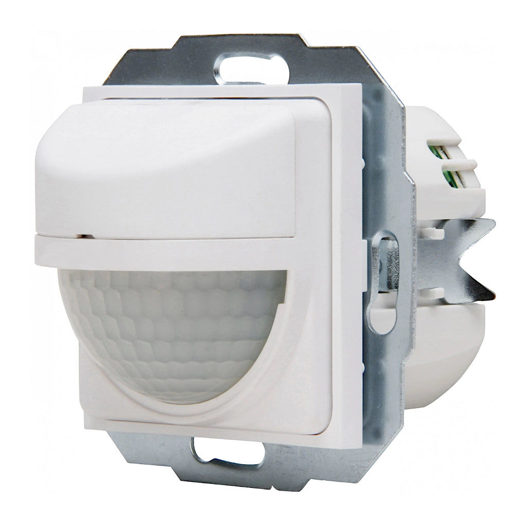 Kopp LED Bewegungsmelder Paris HK05 Athenis HK07 arktisweiß Ansicht schräg von rechts