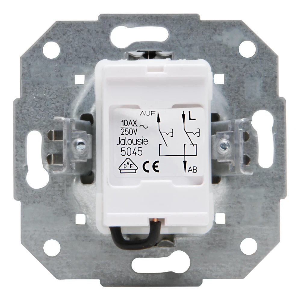 Kopp Athenis schwarz matt Jalousieschalter Rückansicht