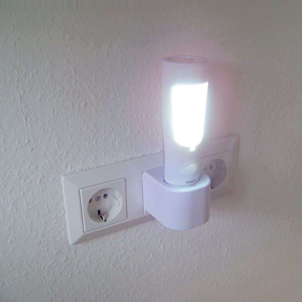 Kopp LED Nachtlicht mit Bewegungsmelder und Taschenlampe (296001013)