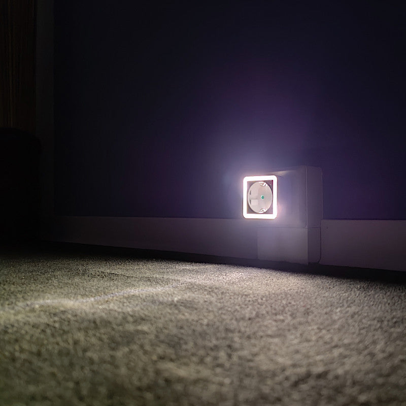 Kopp LED Nachtlicht mit Dämmerungssensor mit Schalter Anwendungsbeispiel