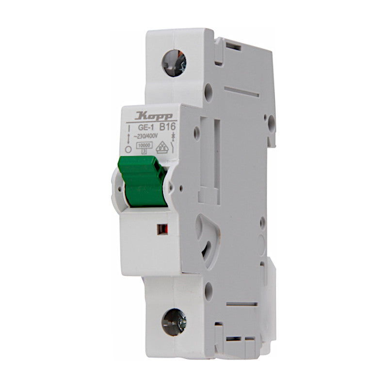 Kopp MCB Leitungsschutzschalter B16A 1-polig 721600080