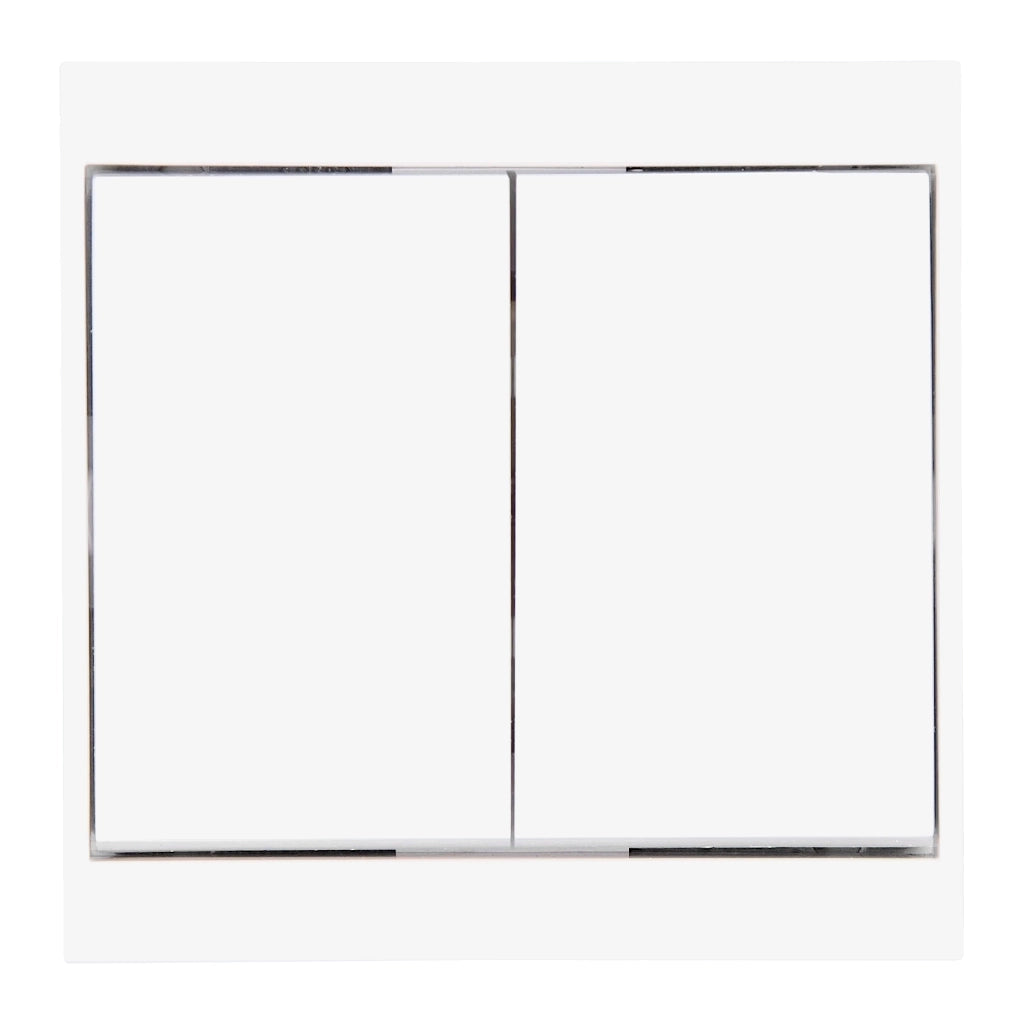 Kopp Malta arktisweiß Serienschalter (620513083) Vorderansicht