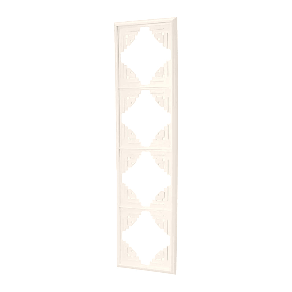 Kopp Malta (creme)weiß Rahmen 4-fach (309401087) Ansicht schräg