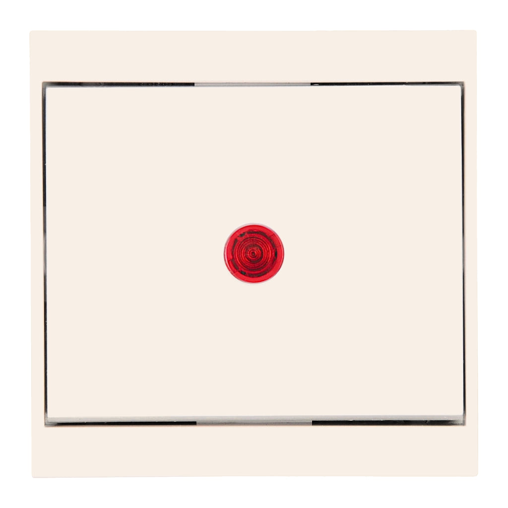 Kopp Malta (creme)weiß Kontrollschalter (621667086) Vorderansicht