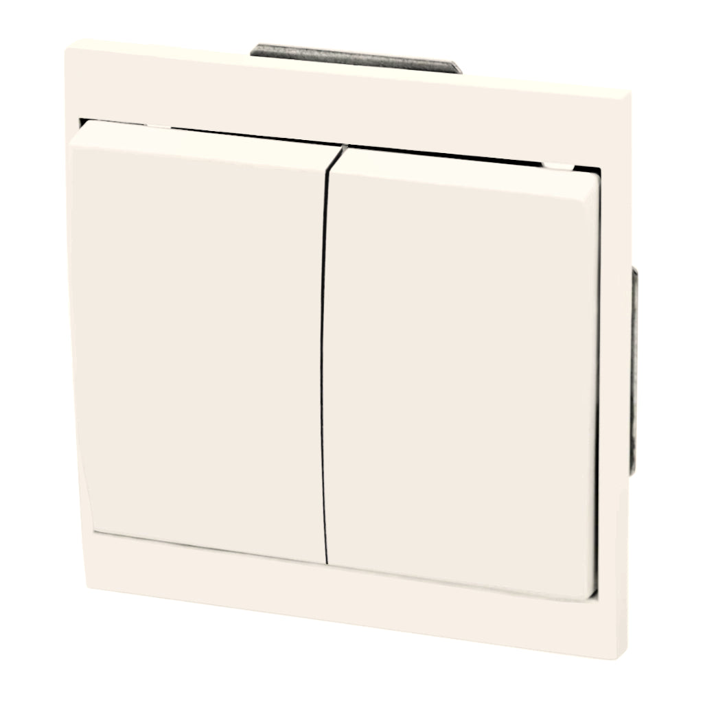 Kopp Malta (creme)weiß Serienschalter (620501084) Ansicht schräg