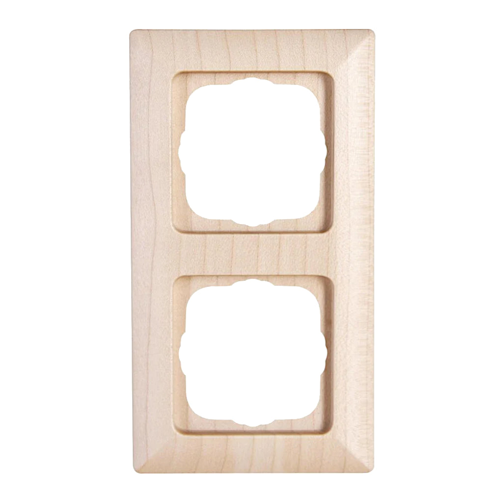Kopp Milano Ahorn Rahmen 2-fach (306639065) Vorderansicht senkrecht