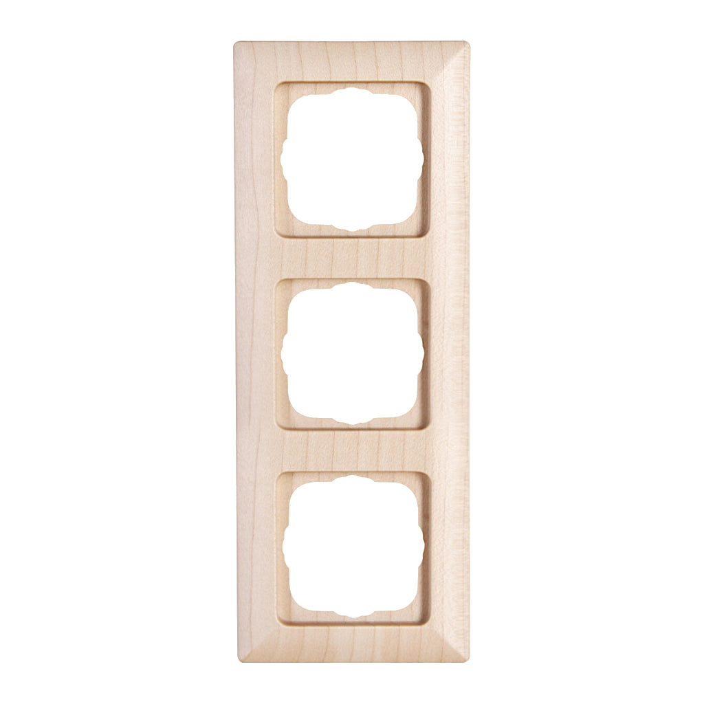 Kopp Milano Ahorn Rahmen 3-fach (306739082) Vorderansicht senkrecht