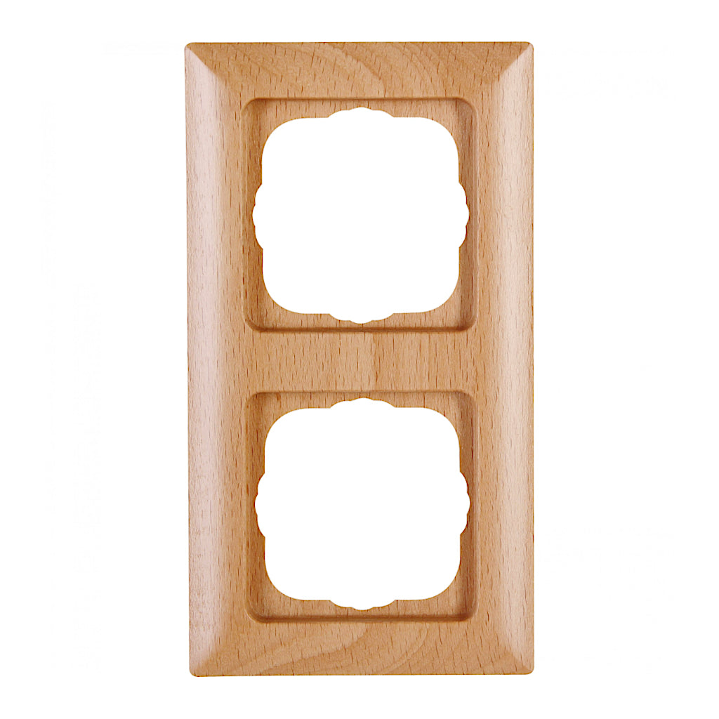 Kopp Milano Buche Rahmen 2-fach (306615067) Vorderansicht senkrecht