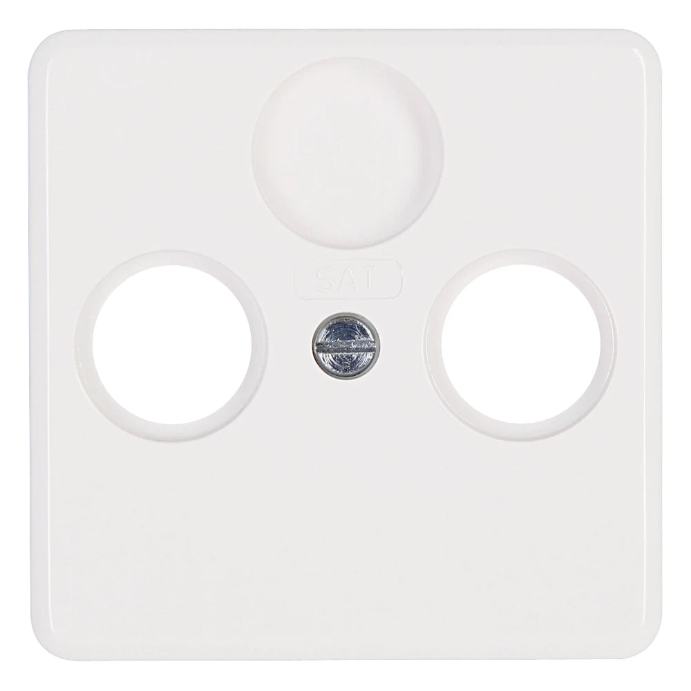 Kopp Milano weiß Abdeckung Antennendose TV/RF (358613189)