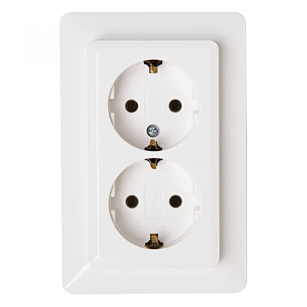 Kopp Milano weiß Steckdose 2-fach (155000001)