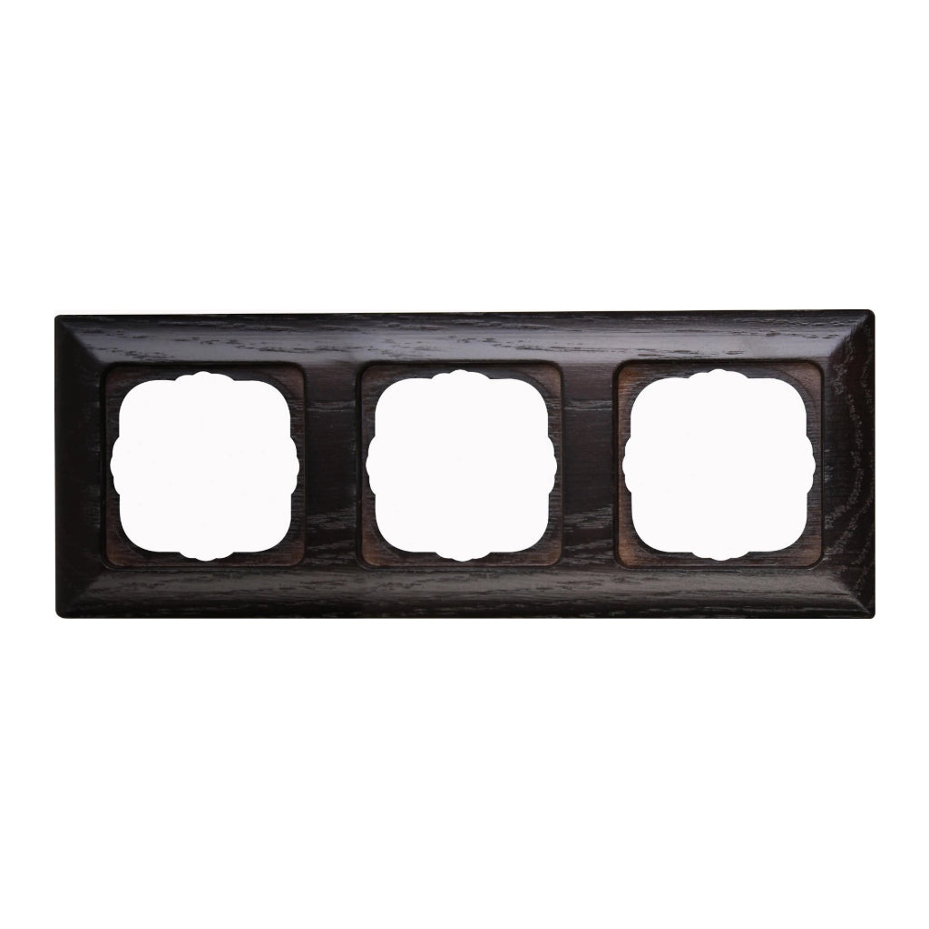 Kopp Milano Wenge Rahmen 3-fach (306737066) Vorderansicht waagerecht