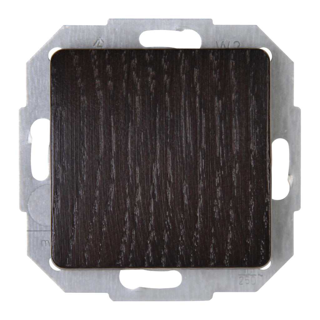 Kopp Milano Wenge Aus-Wechselschalter (618637085) Vorderansicht