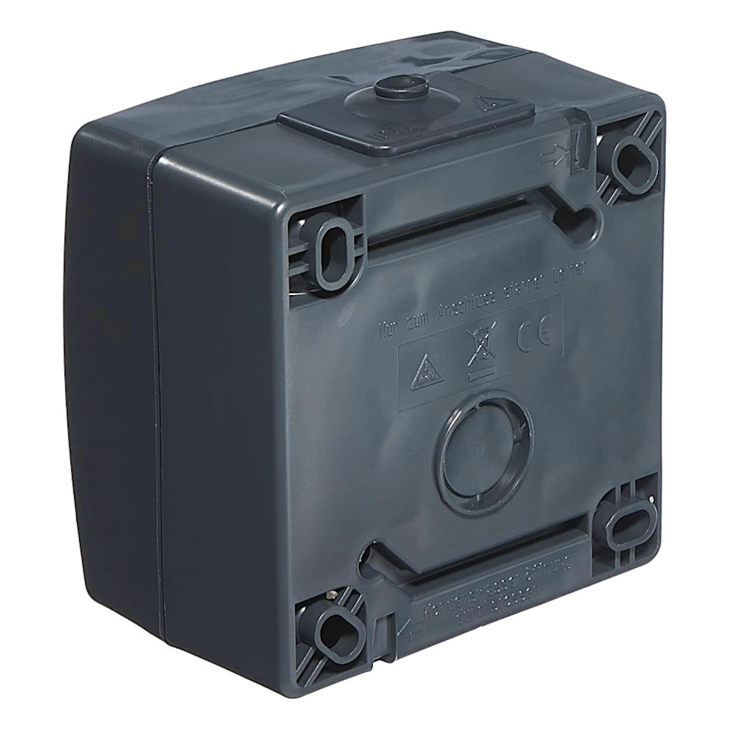 Kopp Nautic anthrazit Taster mit Linse (566315004) Rückansicht schräg von links