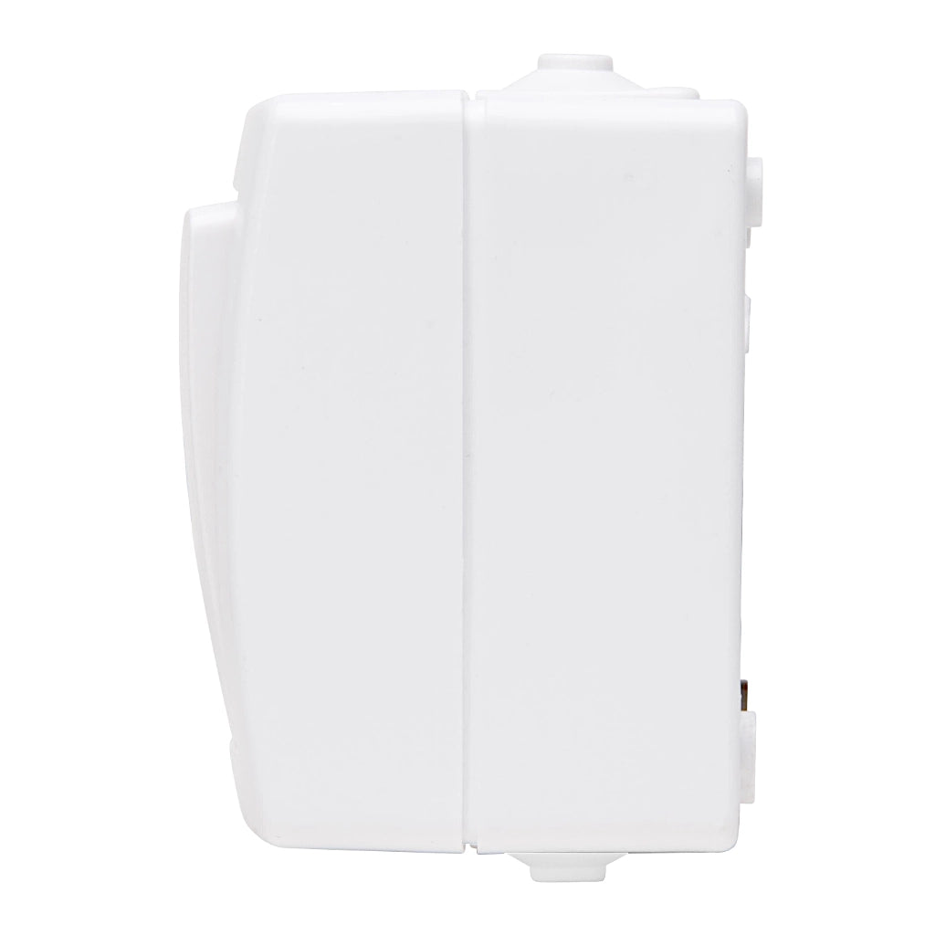 Kopp Nautic arktisweiß Aus-Wechselschalter (565602002) Seitenansicht