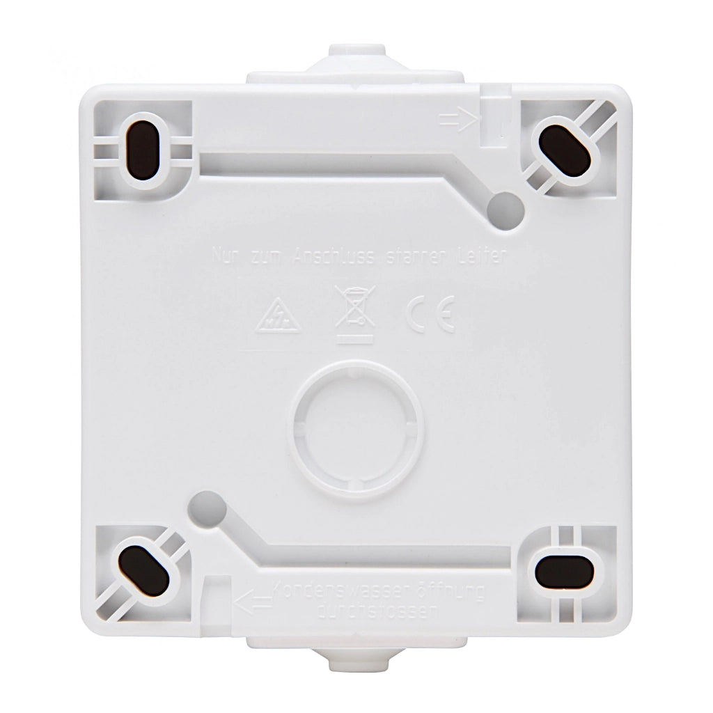 Kopp Nautic arktisweiß Heizungshauptschalter (565302003) Rückansicht