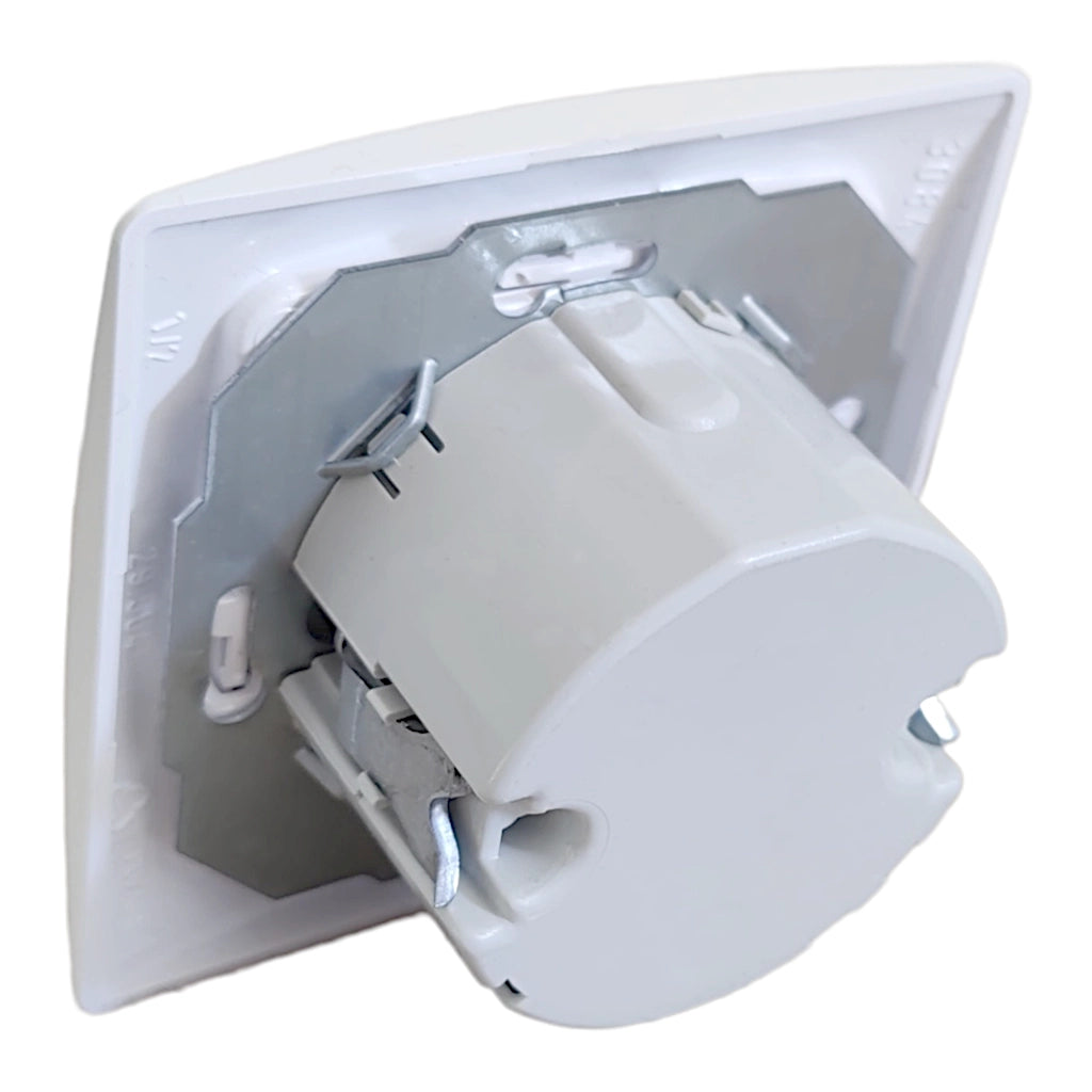 Kopp LED Bewegungsmelder Paris HK05 3-Draht arktisweiß (808402013) Rückansicht