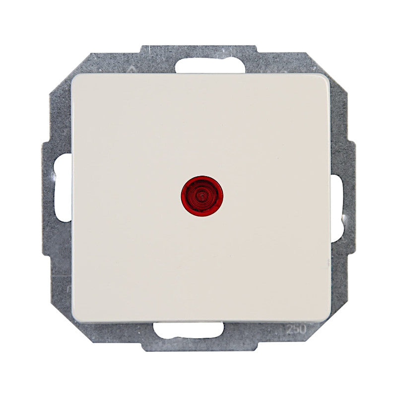 Kopp Paris cremeweiß Kontrollschalter mit Linse (651673080)