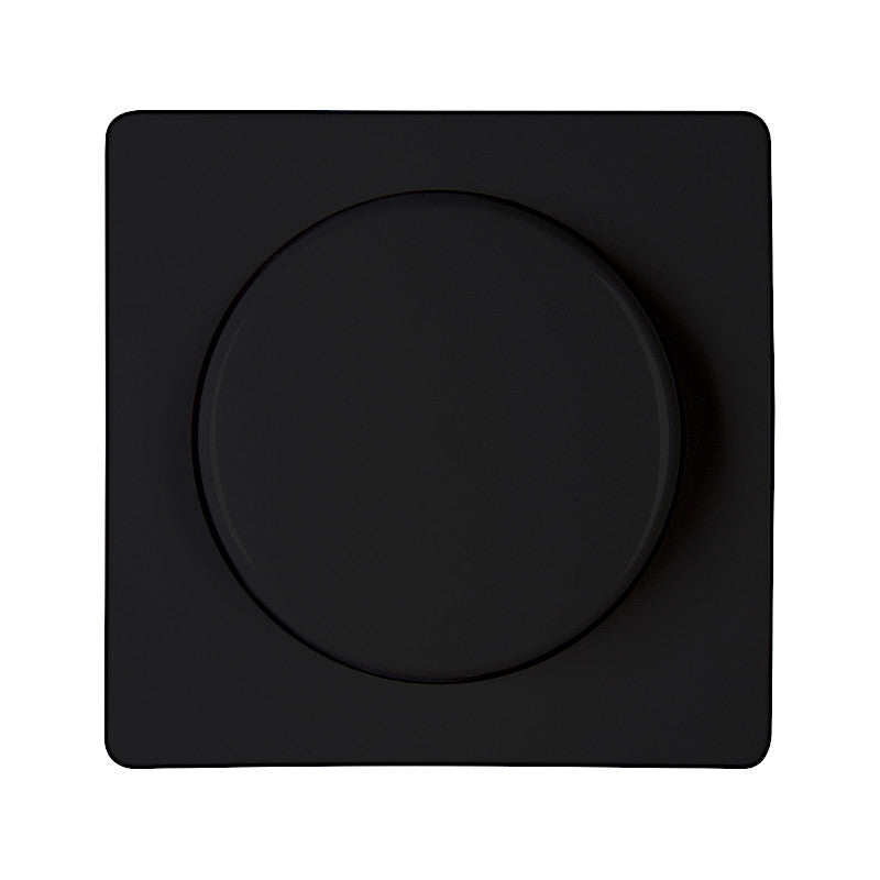 Kopp Paris mattschwarz Abdeckung Dimmer Nr.2
