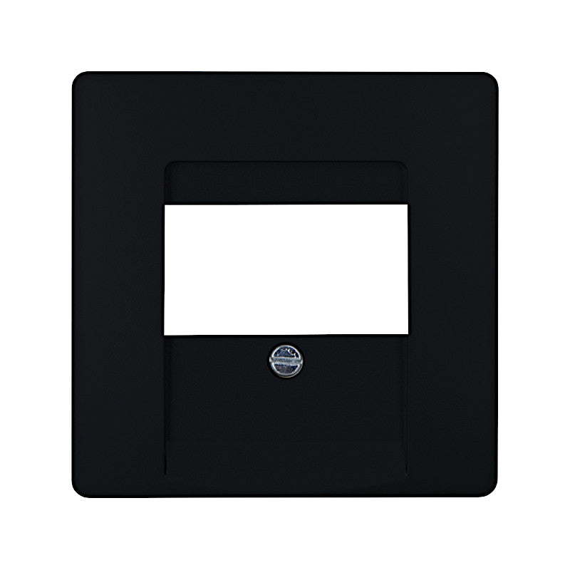 Kopp Paris mattschwarz Abdeckung TAE