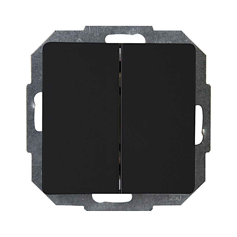 Kopp Paris mattschwarz Serienschalter