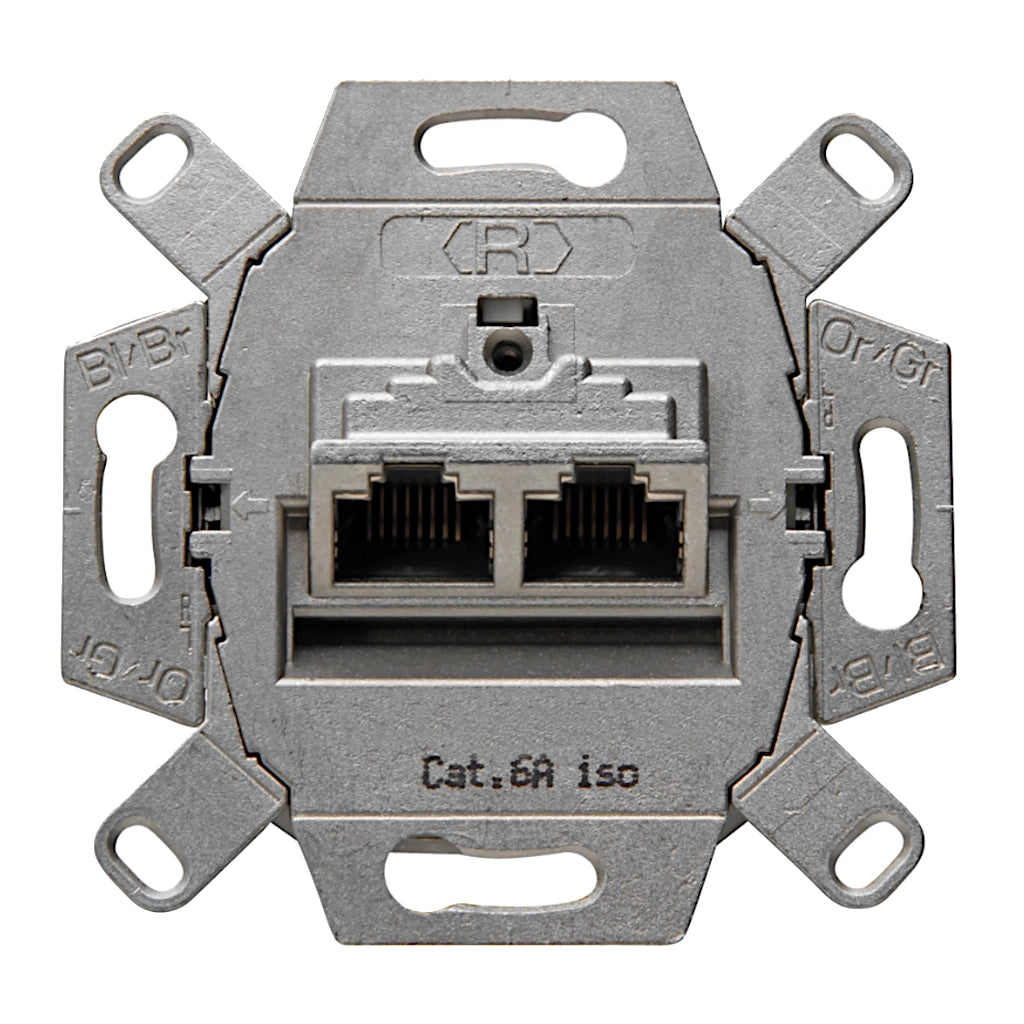 Kopp Netzwerkanschlussdose Cat.6a (920100183) Ansicht von vorn
