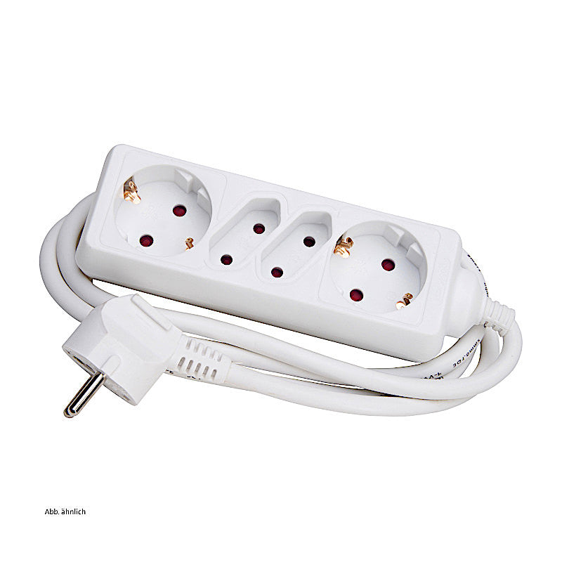 Kopp Steckdosenleiste 2+2-fach arktisweiss (125902018)