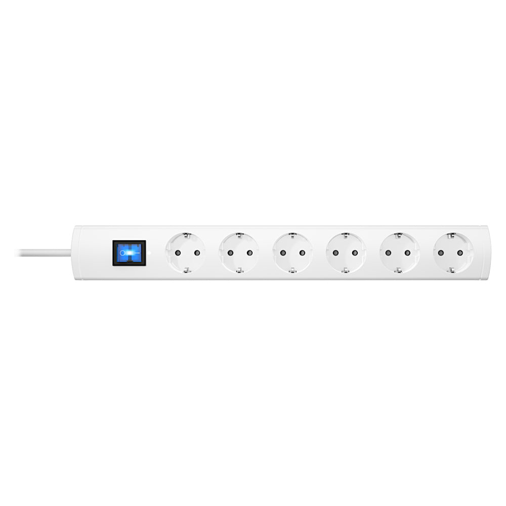 Kopp UNOversal plus Steckdosenleiste 6-fach 1,4m weiss (232802005)